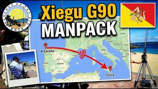 Xiegu G90 MANPACK: Sicily (IT9ECY) - Beaches On The Air