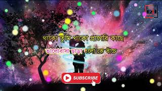  Ami Nissho Hoye Jabo Tumi Achho Bole Bangla Karaoke