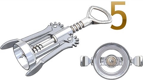 5-Project 53| Winged Bottle Corkscrew |SolidWorks Tutorial: assembly (rack & pinion), process list