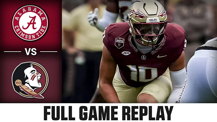 Alabama vs. Florida State Full Game Replay | 2025 ACC Football