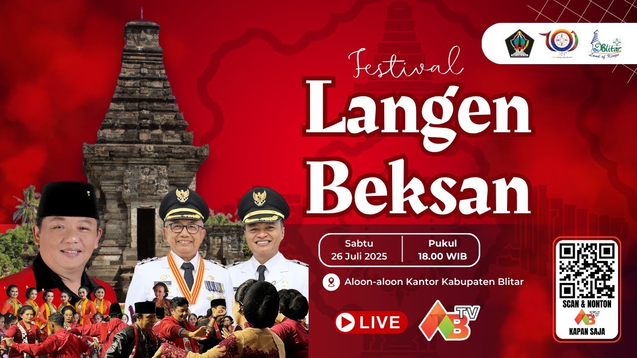 🔴Festival Langen Beksan Dalam Rangka Hari Jadi Blitar ke 701 Tahun 2025