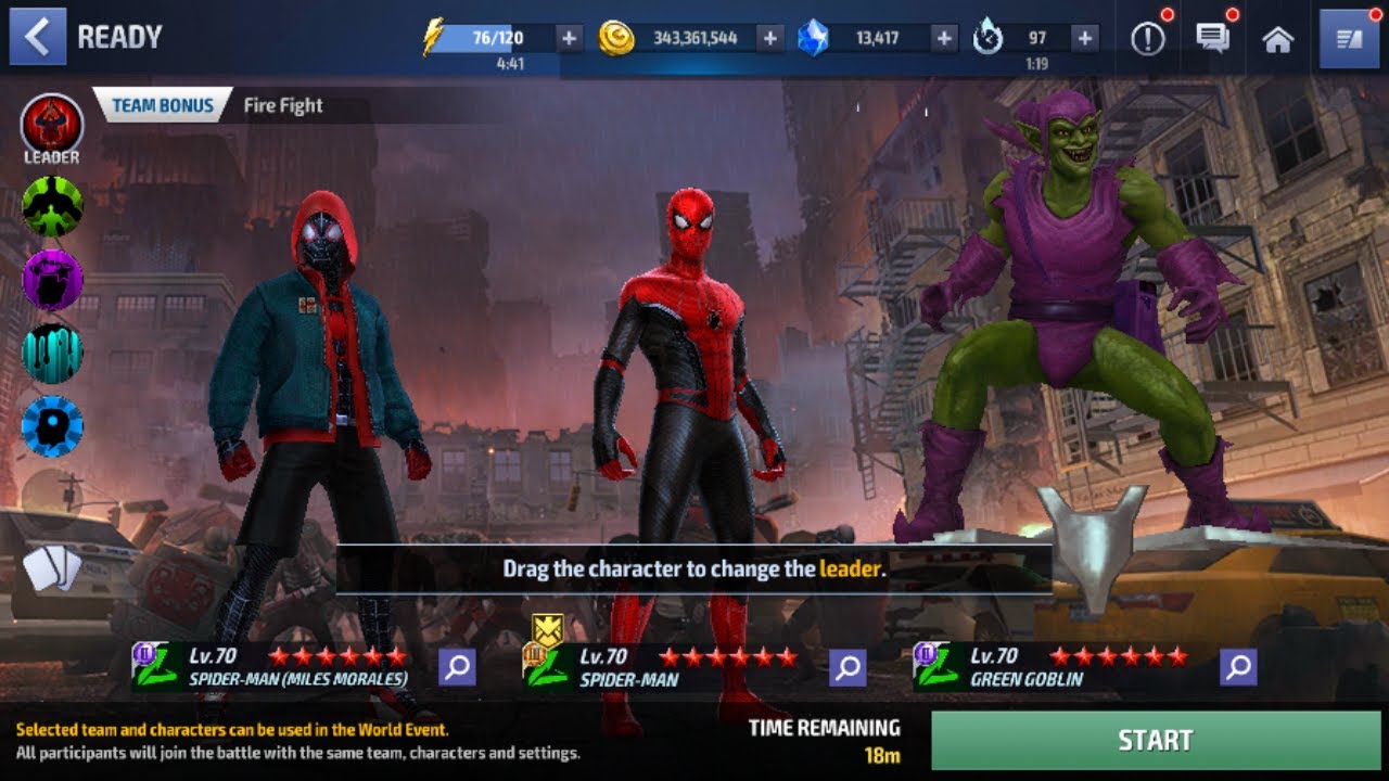 Marvel Future Fight World Event Spider Man,Miles Morales ...