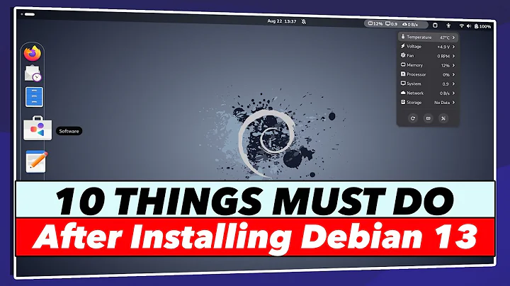 10 Things To Do After Installing Debian 13 (TRIXIE)