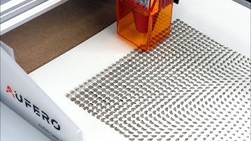 LASER DRAWING 05 | Engraving Paper with Aufero Laser (Creative Coding, Processing)