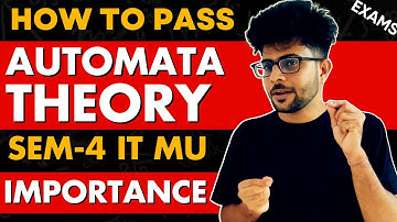 How to Pass Automata Theory  | Automata Theory Importance | MU Sem-4 IT ✅📚