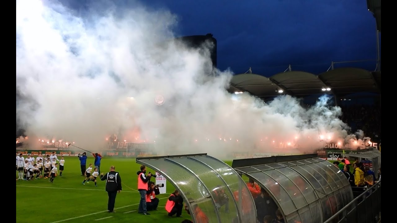 SK Sturm Graz - Red Bull Salzburg 0:0, Bundesliga 2014/15, 20.05.2015, Pyro-Show Nordkurve - YouTube