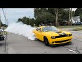 Cars doing burnouts and accelerations leaving cars  coffee  titan motorworks cars and coffee 2023