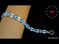 How to diy woman bracelet//Easy bracelet tutorial for beginner beaders//