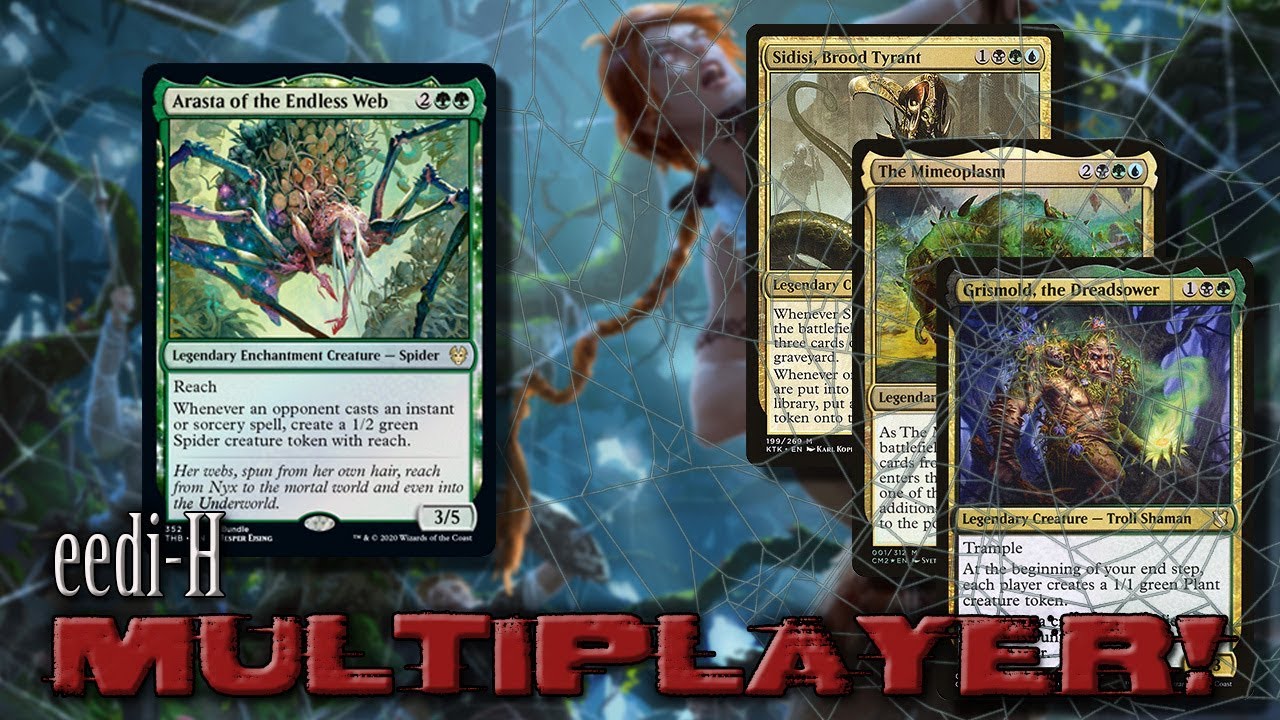 arasta-spider-tribal-vs-sidisi-the-mimeoplasm-grismold-commander