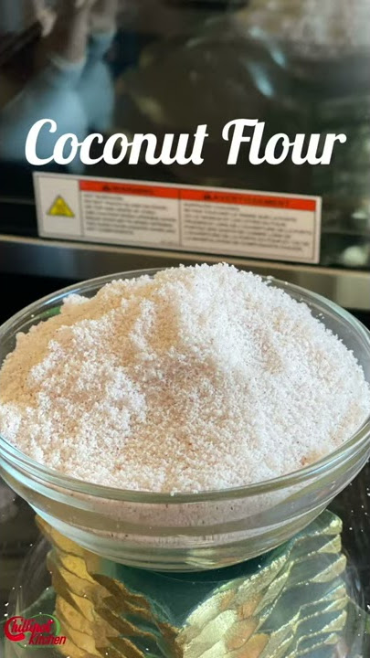 Homemade Coconut Flour|How To Make Coconut Flour At Home #shorts #coconutflour #coconutflourrecipes