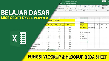 Rumus VLOOKUP & HLOOKUP Antar Sheet Excel | Belajar Rumus Excel Untuk Pemula