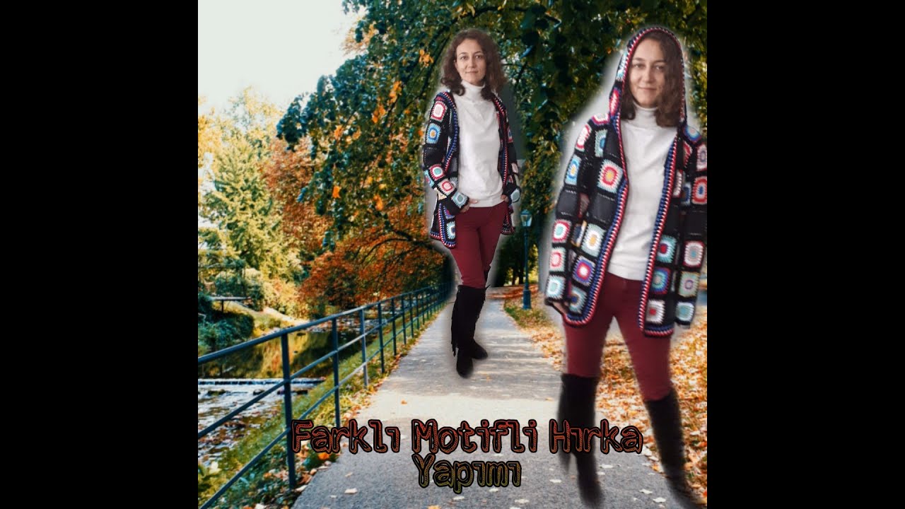 FARKLI MOTİFLİ HIRKA YAPIMI- Motif birleştirme