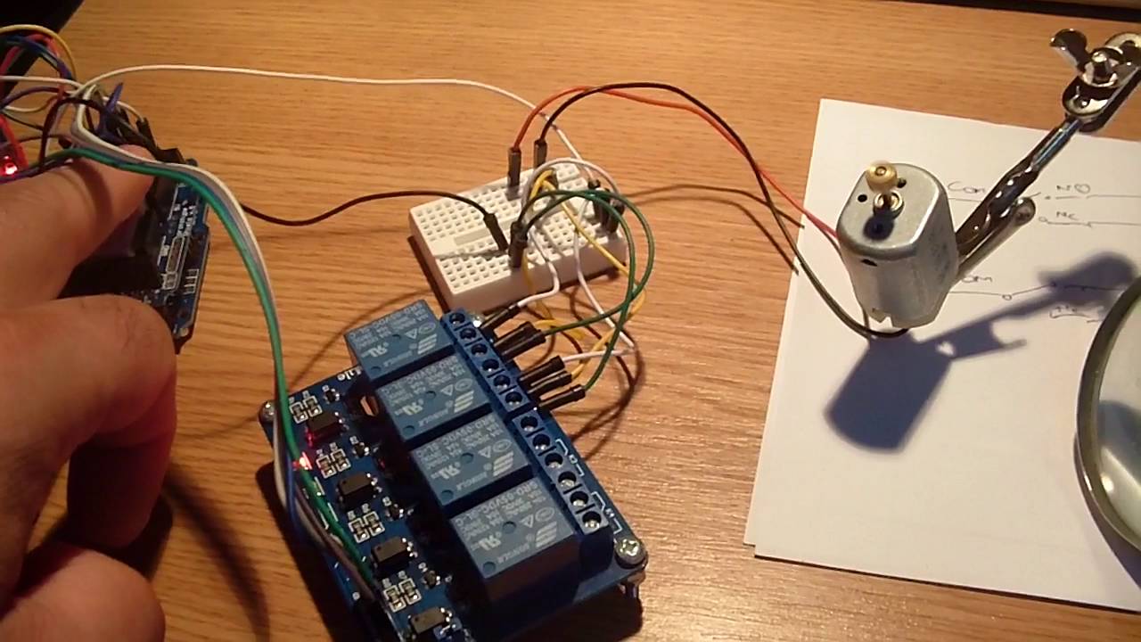 Arduino control a window according light (4) - YouTube