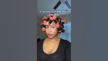 Perm Rod Set Tutorial #afro #afrohair #naturalhair