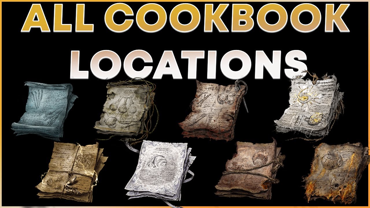 Elden Ring All Cookbook Locations 100 Walkthrough Guide YouTube