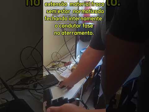 Vazamento na malha de aterramento de um condomínio
