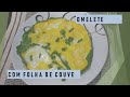 Omelete na Folha de Couve | Opção de café da manhã | Saudável