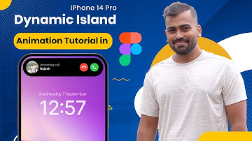 Figma Smart Animate Tutorial - Dynamic Island Animation in Figma for beginners | iPhone 14 pro