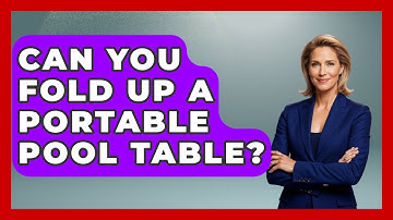 Can You Fold Up A Portable Pool Table? - Billiards Hustlers