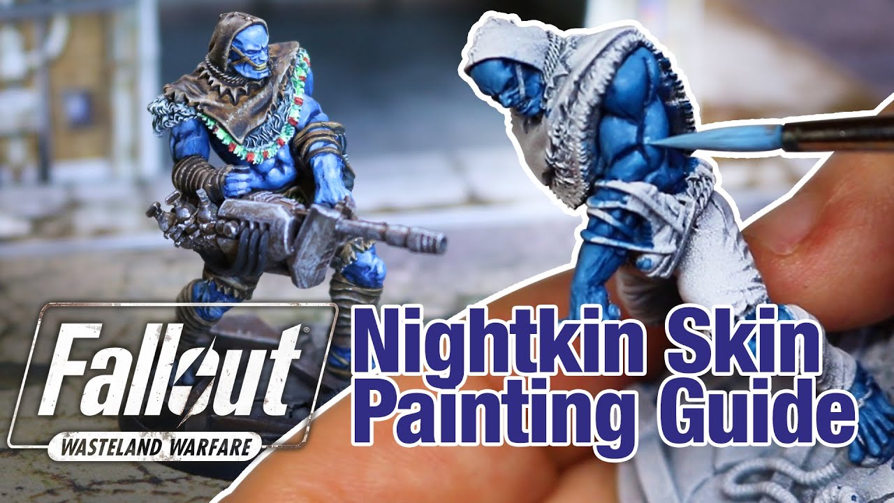 Painting Tutorial - Nightkin Skin Tones - Fallout: Wasteland Warfare