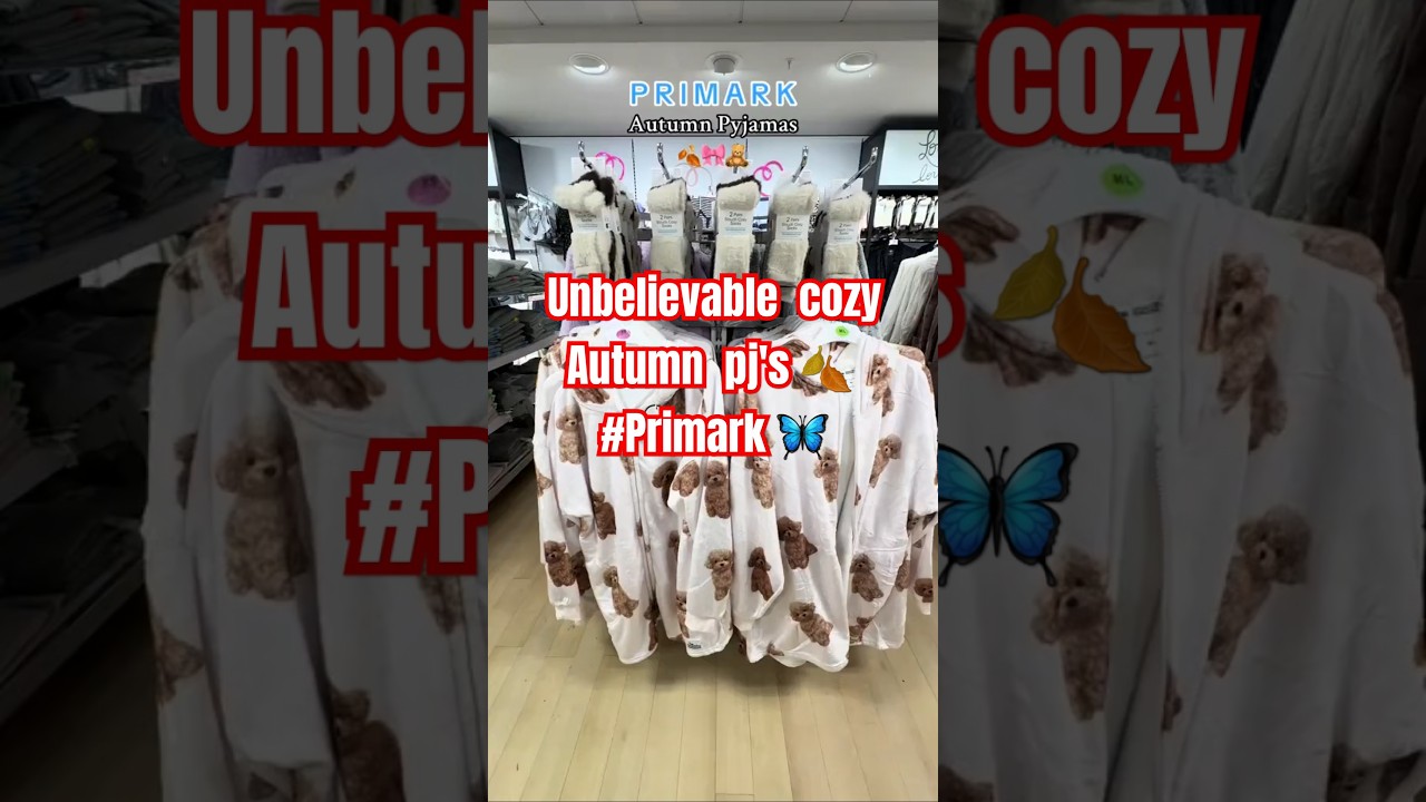 Primark's Unbelievable Cozy Autumn Pajamas 🍂🍁 