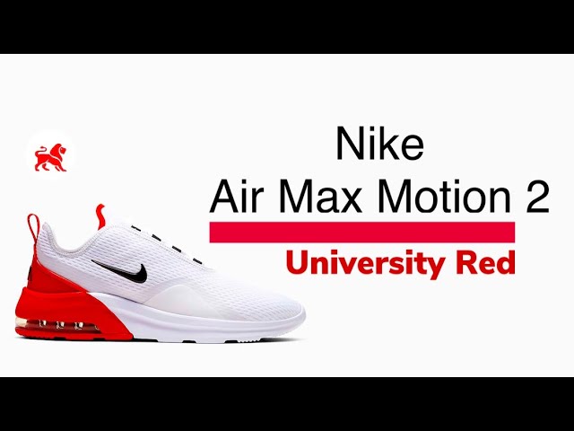air max motion 2 red and white