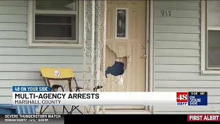 FBI and Drug task force serves warrants across Marshall County