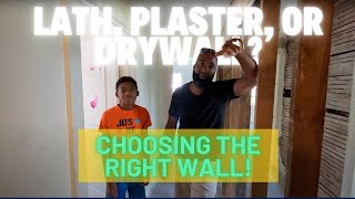 🛠️ Lath & Plaster vs. Drywall: What You NEED to Know! | Home Renovation Tips with Son 👷‍♂️