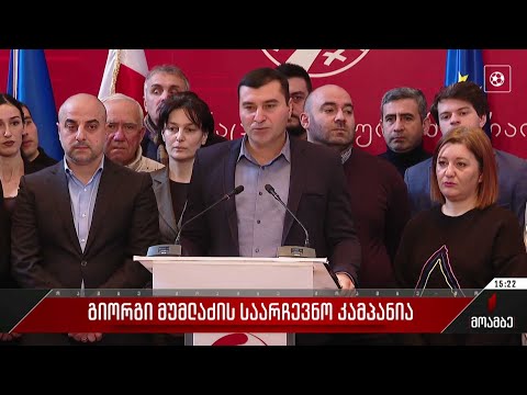 გიორგი მუმლაძის საარჩევნო კამპანია