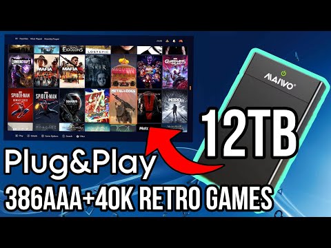 Illegal 12TB HDD full of AAA and Retro Games