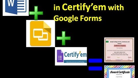 Auto create custom certificate for quiz|Send word created certificate with Certify