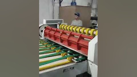 Single facer ,computer rotary sheet cutter and stacker
