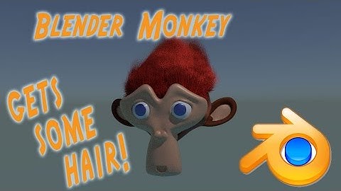 Blender Monkey Gets Some Hair