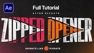Create Dynamic Text Animations like Pixrate in After Effects - No Plugins