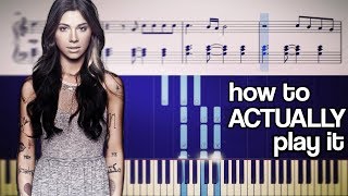 A Thousand Years - Christina Perri - Piano Tutorial (How it's played in the original song) Resimi