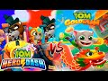 Talking Tom Hero Dash VS Talking Tom Gold Run - LILU Gameplay - Discover all the heroes