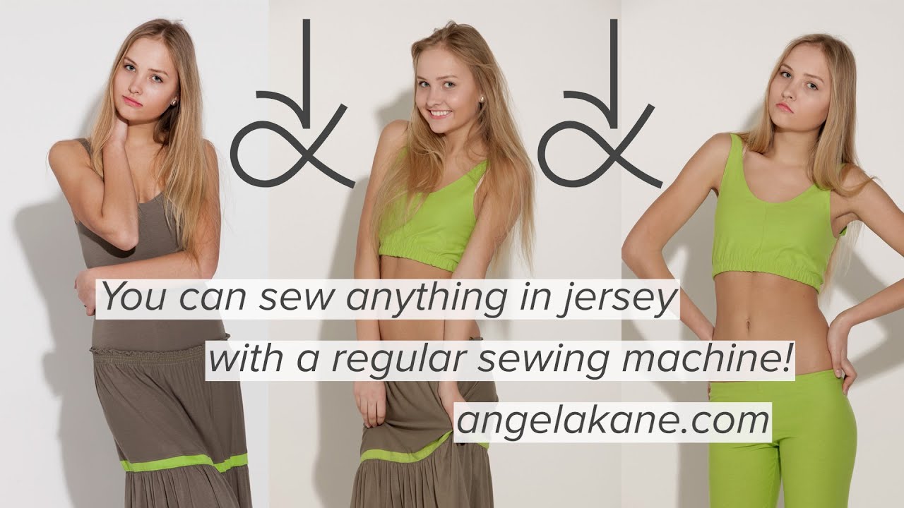 How to Sew Jersey - Best Sewing Techniques - YouTube
