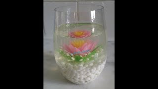#水中花...#果凍花..3 D jelly flower ..jelly art....寒天ゼリーの素クリアー.Molecular gastronomy..3D желейні тортики!