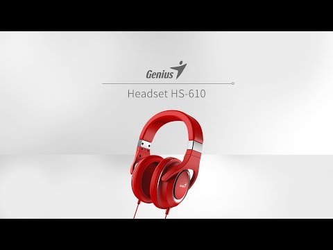 Genius HS-610 Over-Ear Headphone with Microphone & Deep Bass