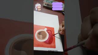 Easy Realistic Drawing #realisticdrawing #youtubeshorts #art #shorts #ohuhumarkers