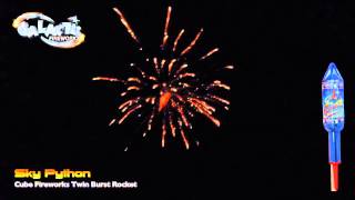 Sky Python Rocket By Cube Fireworks -- From Galactic Fireworks