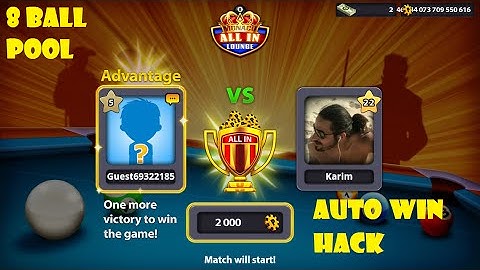 8 Ball Pool Hack ( Autowin+Guideline in all rooms)