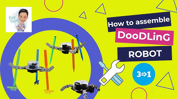 How to assemble 3in1 Doodling robot for Kids