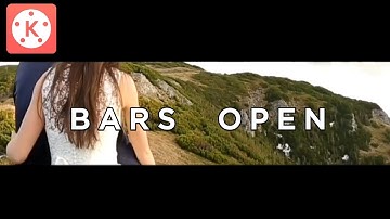 How To Make Black Bars Open Cinematic Effects | Kinemaster Tutorial