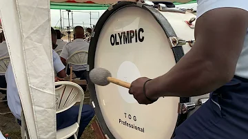 Ghana Airforce Regimental Band performing at a Sod cutting in Takoradi