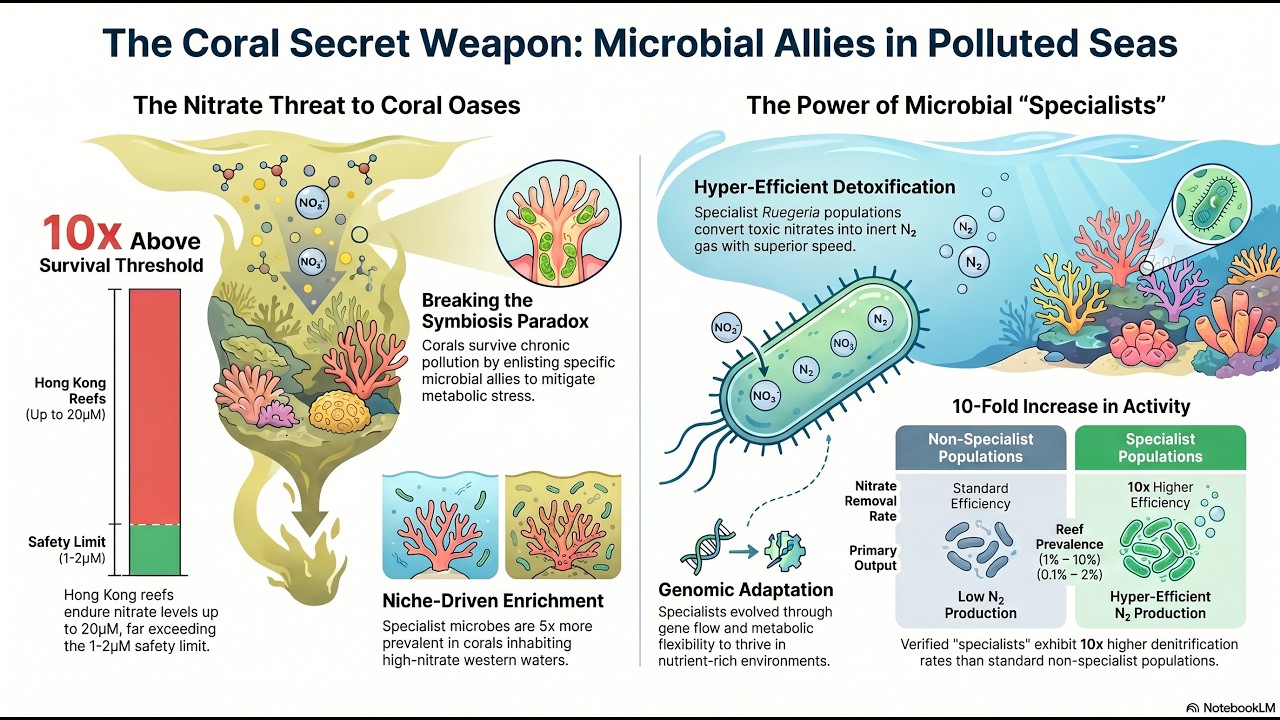 Coral Resilience Mediated by Hyper-efficient Denitrifying Microbes