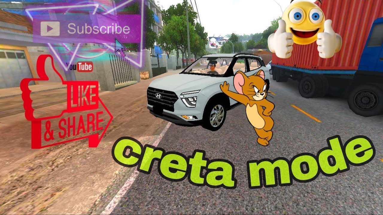 🫴Creta mod👌 bus simulator game Long video 📸 