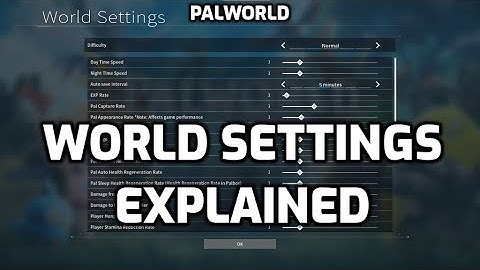 Palworld: World Settings Explained | What Each Setting Does in Palworld - Feybreak