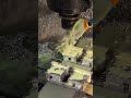 Quick drilling operation Haas Mini Mill #cnc #shorts