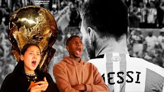 RONALDO FANGIRL reacts to Lionel Messi | World Cup 2022 ARGENTINA "Journey in Qatar" Official Movie